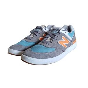 New Balance All Coast Shoe's Men's Sneakers AM574PGO (Grey/Orange) Size 8 2E